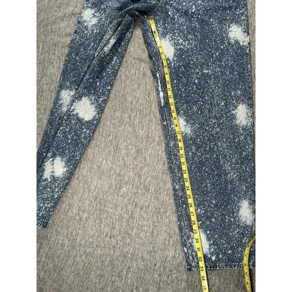 Levis Super Baggy Jeans Men 32x34 Acid Wash Drawstring Skateboarding Y2K